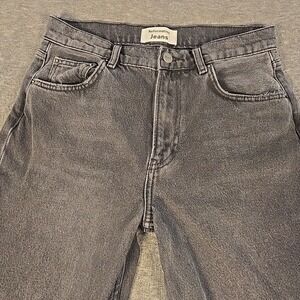 Reformation Monterey Jeans Womens Size 26 Black Straight Leg Denim
